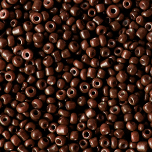 Rocailles 2mm coffee brown, 10 gram